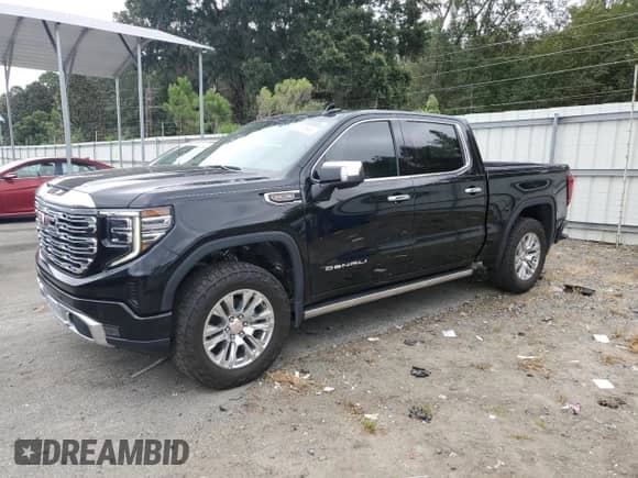 2023 GMC Sierra 1500 Denali с VIN 3GTUUGEL2PG190522, выставлен на аукционе Copart как лот 83818645 с пробегом 58 075 миль миль и Списание • Salvage title. История ставок и продаж доступна на DreamBid. Изображение 1.