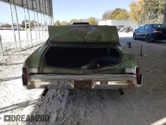 1972 Chevrolet Monte Carlo с VIN 1H57H2K625454, выставлен на аукционе Copart как лот 76759594 с пробегом 18 980 миль миль и Списание • Salvage title. История ставок и продаж доступна на DreamBid. Изображение 6.