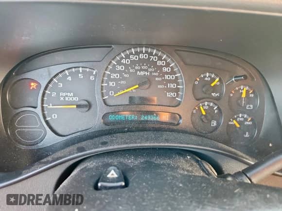 2005 Chevrolet Tahoe LT z VIN 1GNEC13T25R220954, wystawiony jako Copart lot #71010495 z przebiegiem 249 366 mil mil oraz Szkoda całkowita • Salvage title. Historia ofert i sprzedaży dostępna na DreamBid. Obrazek 9.