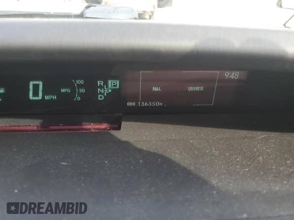 2012 Toyota Prius One with VIN JTDKN3DU6C5531462, listed as a Copart auction lot 83928885 with 136,350 mi miles and Clean title. Bid and sale history available at DreamBid. Image 9.