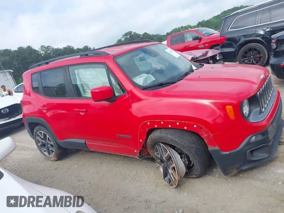 2018 Jeep Renegade Latitude with VIN ZACCJABB3JPG91146, listed as a IAAI auction lot 42296772 with 96,469 mi miles and . Bid and sale history available at DreamBid. Image 13.