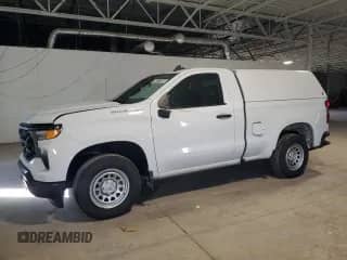 2023 Chevrolet Silverado 1500 Work Truck with VIN 3GCNAAEK4PG308524, listed as a Copart auction lot 84787565 with 158,010 mi miles and Clean title. Bid and sale history available at DreamBid. Image 1.