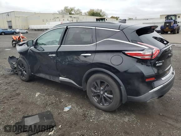 2018 Nissan Murano SV с VIN 5N1AZ2MH3JN131607, выставлен на аукционе Copart как лот 86190525 с пробегом 77 140 миль миль и Списание • Salvage title. История ставок и продаж доступна на DreamBid. Изображение 2.