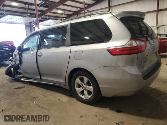 2015 Toyota Sienna LE with VIN 5TDKK3DC9FS583344, listed as a Copart auction lot 85533715 with Not provided miles and Salvage title. Bid and sale history available at DreamBid. Image 2.