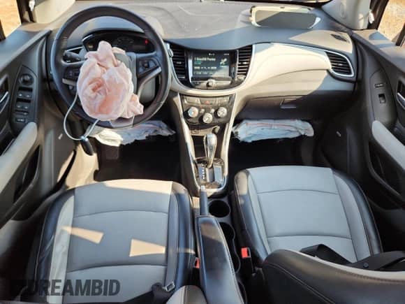 2017 Chevrolet Trax Premier with VIN 3GNCJMSBXHL252229, listed as a Copart auction lot 71449565 with 77,508 mi miles and Salvage title. Bid and sale history available at DreamBid. Image 8.