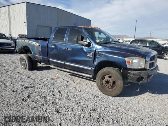 2008 Dodge 3500 Laramie z VIN 3D7MX48A28G137083, wystawiony jako Copart lot #75684714 z przebiegiem 268 808 mil mil oraz Szkoda całkowita • Salvage title. Historia ofert i sprzedaży dostępna na DreamBid. Obrazek 4.