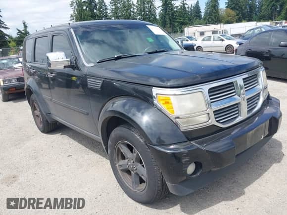 2007 Dodge Nitro SLT with VIN 1D8GU58K17W609239, listed as a IAAI auction lot 42712438 with 212,000 mi miles and . Bid and sale history available at DreamBid. Image 1.