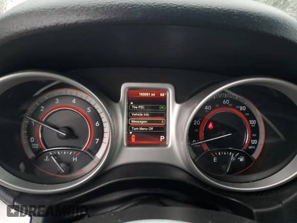 2014 Dodge Journey SXT with VIN 3C4PDDBGXET175760, listed as a Copart auction lot 69418575 with 163,051 mi miles and Salvage title. Bid and sale history available at DreamBid. Image 9.