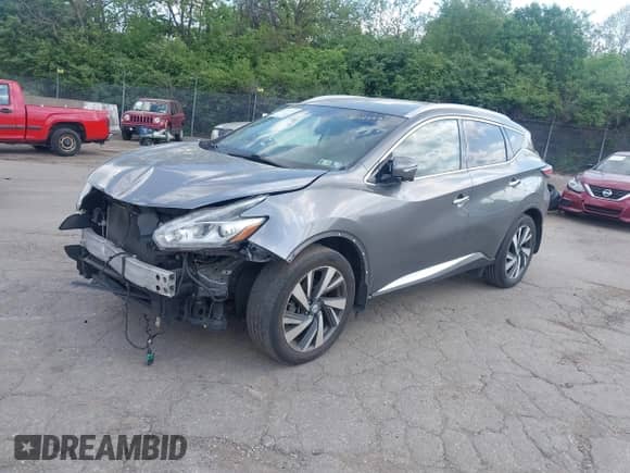 2015 Nissan Murano Platinum with VIN 5N1AZ2MG9FN212447, listed as a IAAI auction lot 42178789 with 113,373 mi miles and . Bid and sale history available at DreamBid. Image 2.