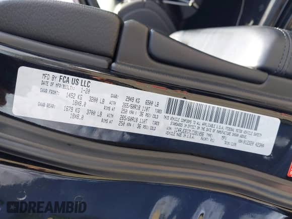 2020 Jeep Grand Cherokee Limited with VIN 1C4RJEBG7LC281096, listed as a IAAI auction lot 43051365 with 81,222 mi miles and . Bid and sale history available at DreamBid. Image 9.