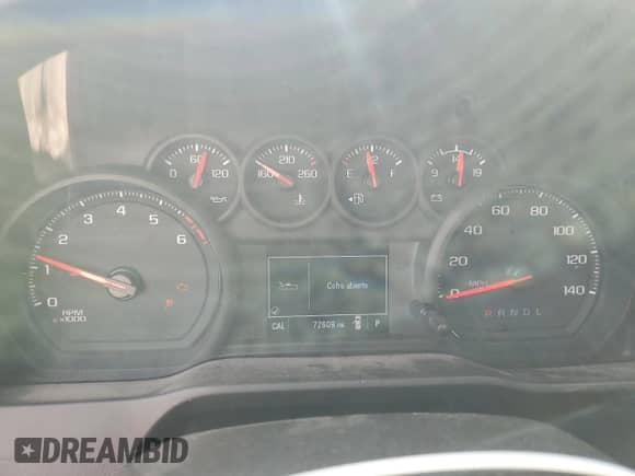 2020 Chevrolet Silverado 1500 Custom z VIN 1GCPWBEH0LZ298069, wystawiony jako Copart lot #57802325 z przebiegiem 72 609 mil mil oraz Szkoda całkowita • Salvage title. Historia ofert i sprzedaży dostępna na DreamBid. Obrazek 9.
