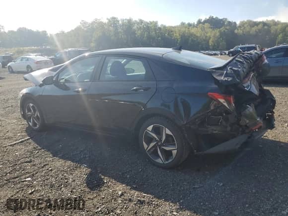2023 Hyundai Elantra SEL with VIN KMHLS4AG4PU514880, listed as a Copart auction lot 80328845 with 48,582 mi miles and Salvage title. Bid and sale history available at DreamBid. Image 2.