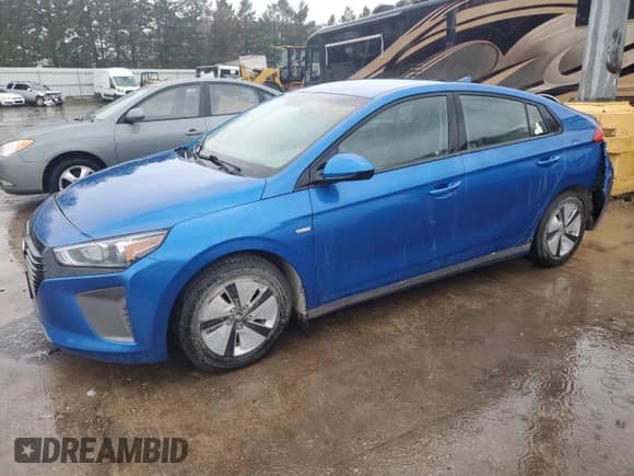 2017 Hyundai Ioniq Blue z VIN KMHC65LC2HU023200, wystawiony jako Copart lot #50468704 z przebiegiem 85 329 mil mil oraz . Historia ofert i sprzedaży dostępna na DreamBid. Obrazek 1.