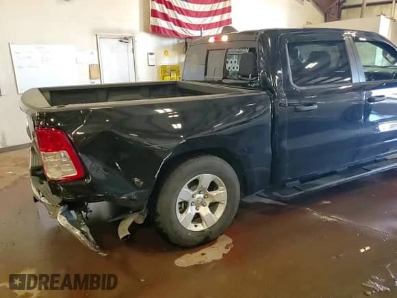 2024 Ram 1500 Big Horn with VIN 1C6RRFFG7RN141675, listed as a Copart auction lot 65241645 with 24,636 mi miles and Salvage title. Bid and sale history available at DreamBid. Image 13.