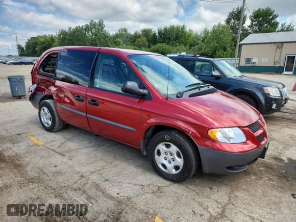 2002 Dodge Caravan SE with VIN 1B4GP25352B646051, listed as a Copart auction lot 69511325 with 31,630 mi miles and Salvage title. Bid and sale history available at DreamBid. Image 4.