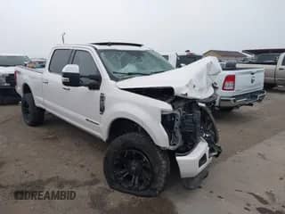2019 Ford F-250 XL with VIN 1FT7W2BT7KEE01924, listed as a IAAI auction lot 39198800 with 58,042 mi miles and . Bid and sale history available at DreamBid. Image 1.
