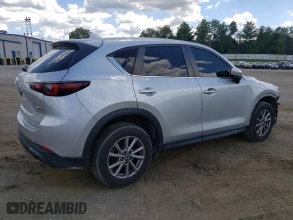 2022 Mazda CX-5 S Preferred with VIN JM3KFBCM7N0564454, listed as a Copart auction lot 70213455 with 35,235 mi miles and Salvage title. Bid and sale history available at DreamBid. Image 3.