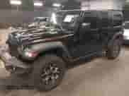 2021 Jeep Wrangler Unlimited Rubicon with VIN 1C4HJXFG9MW736127, listed as a IAAI auction lot 42213072 with 60,865 mi miles and . Bid and sale history available at DreamBid. Image 20.