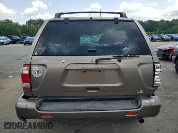2001 Nissan Pathfinder LE with VIN JN8DR09X11W570874, listed as a Copart auction lot 63546835 with 200,612 mi miles and Salvage title. Bid and sale history available at DreamBid. Image 6.