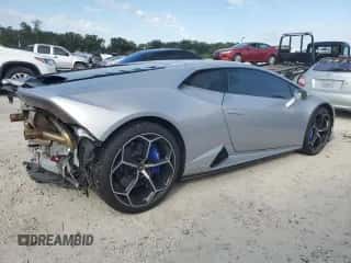2021 Lamborghini Huracan с VIN ZHWUF5ZF2MLA17322, выставлен на аукционе Copart как лот 74884884 с пробегом 11 078 миль миль и На запчасти • Non repairable. История ставок и продаж доступна на DreamBid. Изображение 3.