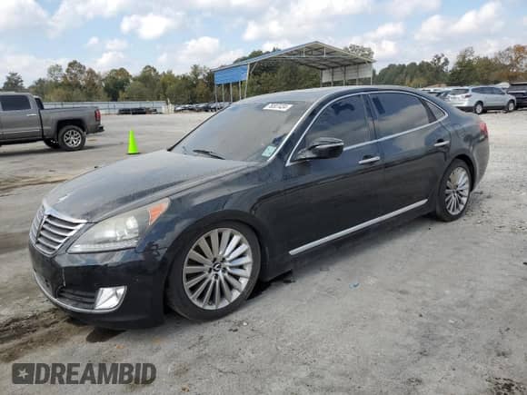 2016 Hyundai Equus Signature with VIN KMHGH4JH5GU105733, listed as a Copart auction lot 78307434 with 107,169 mi miles and Clean title. Bid and sale history available at DreamBid. Image 1.