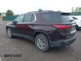 2022 Chevrolet Traverse LT Cloth z VIN 1GNEVGKWXNJ186835, wystawiony jako IAAI lot #42983963 z przebiegiem 65 709 mil mil oraz . Historia ofert i sprzedaży dostępna na DreamBid. Obrazek 3.