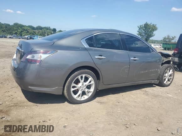 2014 Nissan Maxima SV with VIN 1N4AA5AP6EC482706, listed as a Copart auction lot 66487645 with 144,020 mi miles and Salvage title. Bid and sale history available at DreamBid. Image 3.