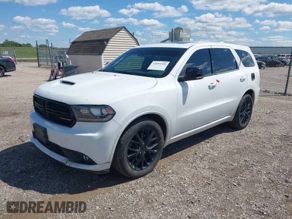 2015 Dodge Durango R/T with VIN 1C4SDJCT6FC917752, listed as a IAAI auction lot 43093399 with 175,337 mi miles and . Bid and sale history available at DreamBid. Image 2.