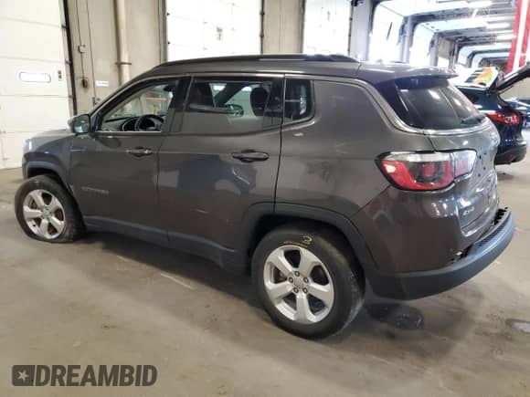 2018 Jeep Compass Latitude with VIN 3C4NJDBBXJT413086, listed as a Copart auction lot 62756545 with 110,304 mi miles and Non repairable. Bid and sale history available at DreamBid. Image 2.