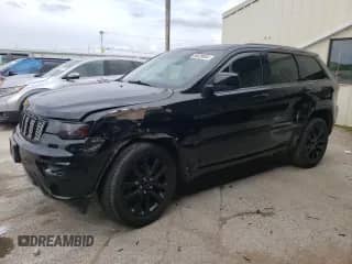 2017 Jeep Grand Cherokee 75th Anniversary with VIN 1C4RJFAG3HC744723, listed as a Copart auction lot 56839864 with 102,455 mi miles and Non repairable. Bid and sale history available at DreamBid. Image 1.