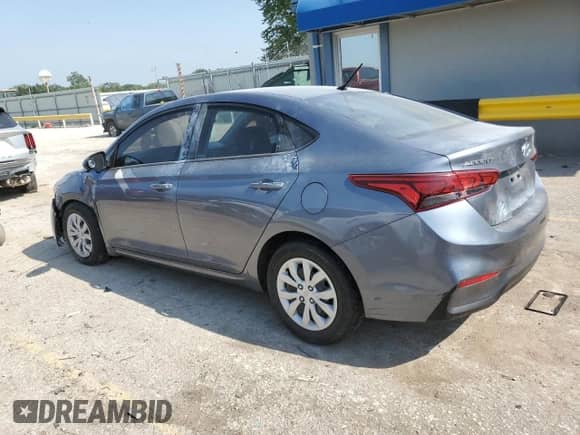 2020 Hyundai Accent SE with VIN 3KPC24A60LE114917, listed as a Copart auction lot 68040955 with 126,000 mi miles and Salvage title. Bid and sale history available at DreamBid. Image 2.