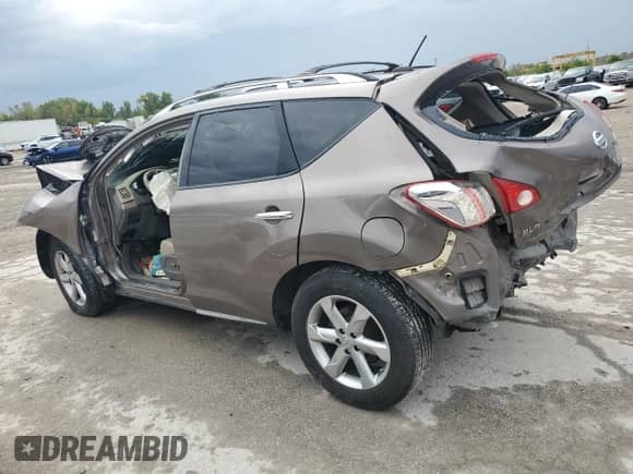 2009 Nissan Murano SL z VIN JN8AZ18U79W106337, wystawiony jako Copart lot #81324725 z przebiegiem Nie podano mil oraz Szkoda całkowita • Salvage title. Historia ofert i sprzedaży dostępna na DreamBid. Obrazek 2.