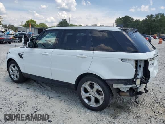 2018 Land Rover Range Rover Sport HSE with VIN SALWR2RVXJA194535, listed as a Copart auction lot 62992105 with 89,454 mi miles and Salvage title. Bid and sale history available at DreamBid. Image 2.