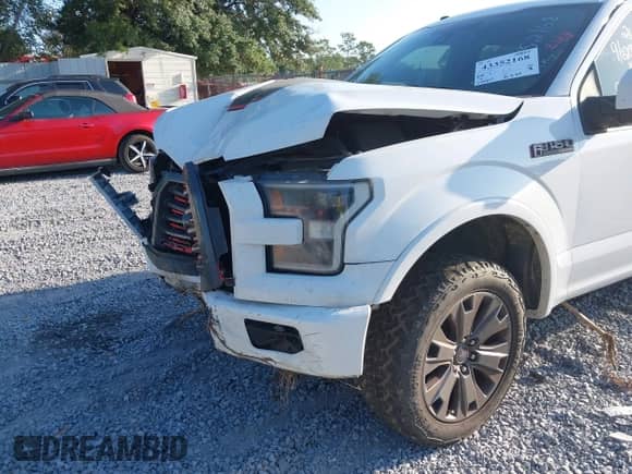 2017 Ford F-150 XL with VIN 1FTEW1EF4HFC71580, listed as a IAAI auction lot 43352168 with 243,317 mi miles and . Bid and sale history available at DreamBid. Image 19.