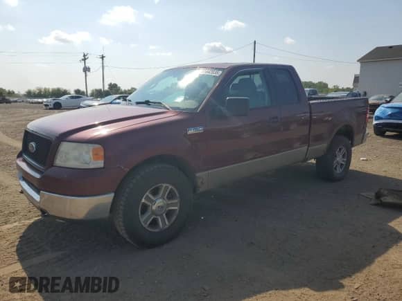 2005 Ford F-150 XLT with VIN 1FTPX14505FA06603, listed as a Copart auction lot 81442035 with 202,082 mi miles and Clean title. Bid and sale history available at DreamBid. Image 1.