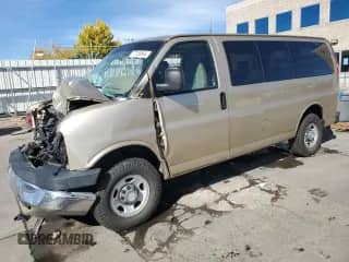 2007 Chevrolet Express Passenger с VIN 1GAHG35U371139158, выставлен на аукционе Copart как лот 77185544 с пробегом Не указан миль и Списание • Salvage title. История ставок и продаж доступна на DreamBid. Изображение 1.