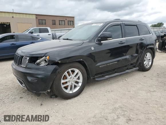 2017 Jeep Grand Cherokee Overland with VIN 1C4RJFCG9HC635387, listed as a Copart auction lot 67258495 with Not provided miles and Salvage title. Bid and sale history available at DreamBid. Image 1.