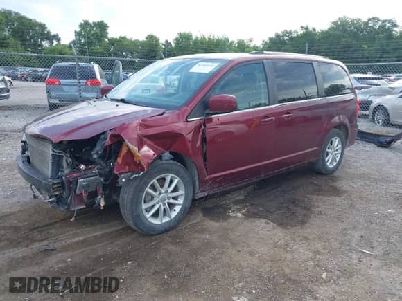 2018 Dodge Grand Caravan SXT with VIN 2C4RDGCG1JR183882, listed as a IAAI auction lot 42793930 with 141,968 mi miles and . Bid and sale history available at DreamBid. Image 18.