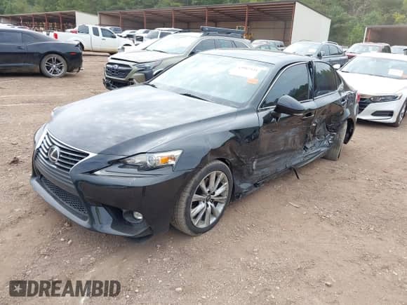 2015 Lexus IS 250 with VIN JTHBF1D23F5068909, listed as a IAAI auction lot 43087531 with 89,929 mi miles and . Bid and sale history available at DreamBid. Image 2.