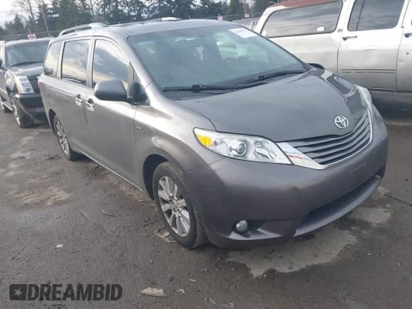 2017 Toyota Sienna XLE with VIN 5TDDZ3DC4HS160419, listed as a IAAI auction lot 41633767 with 84,888 mi miles and . Bid and sale history available at DreamBid. Image 1.