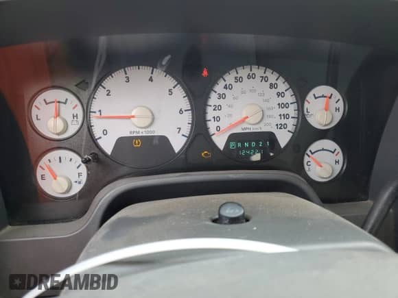 2009 Dodge 2500 ST with VIN 3D7KR28T79G532076, listed as a Copart auction lot 49403435 with 124,221 mi miles and Salvage title. Bid and sale history available at DreamBid. Image 9.