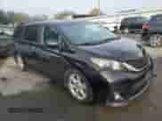 2013 Toyota Sienna SE with VIN 5TDXK3DC9DS327563, listed as a Copart auction lot 82045955 with 204,344 mi miles and Salvage title. Bid and sale history available at DreamBid. Image 4.