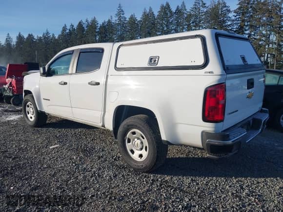 2019 Chevrolet Colorado 2WD Work Truck z VIN 1GCGSBEA5K1126261, wystawiony jako IAAI lot #41387823 z przebiegiem 124 840 mil mil oraz . Historia ofert i sprzedaży dostępna na DreamBid. Obrazek 3.