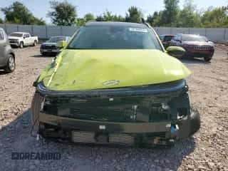 2024 Hyundai Kona Limited с VIN KM8HE3A36RU157127, выставлен на аукционе Copart как лот 74766534 с пробегом 7 588 миль миль и Списание • Salvage title. История ставок и продаж доступна на DreamBid. Изображение 5.