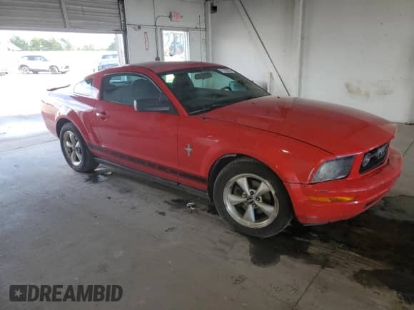2007 Ford Mustang Deluxe с VIN 1ZVFT80N575258827, выставлен на аукционе Copart как лот 71420585 с пробегом 12 281 миль миль и Списание • Salvage title. История ставок и продаж доступна на DreamBid. Изображение 4.