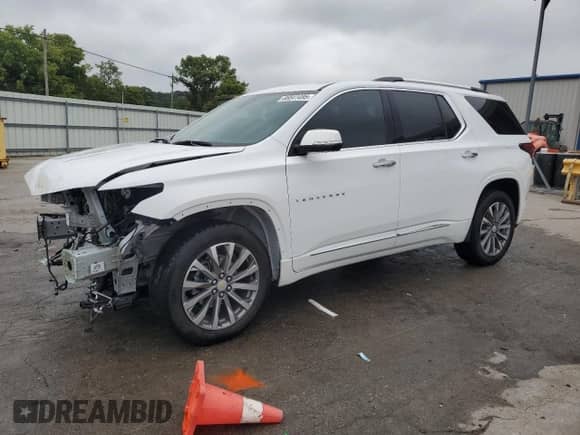2023 Chevrolet Traverse Premier с VIN 1GNEVKKW2PJ288278, выставлен на аукционе Copart как лот 66841495 с пробегом 40 407 миль миль и Списание • Salvage title. История ставок и продаж доступна на DreamBid. Изображение 1.