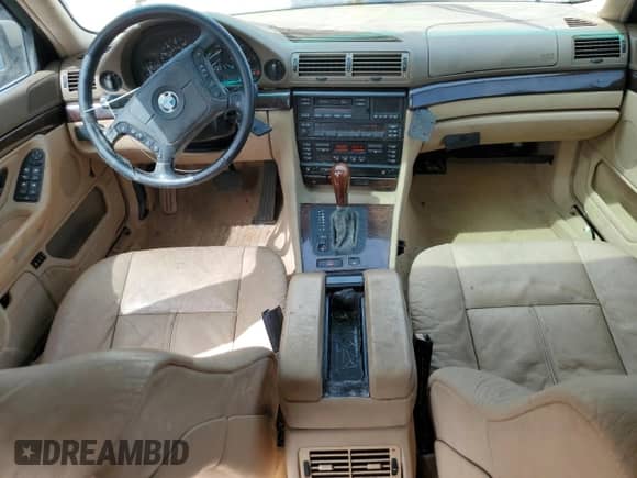 1998 BMW 7 Series 740iL with VIN WBAGJ8323WDM24309, listed as a Copart auction lot 65705964 with 206,422 mi miles and Clean title. Bid and sale history available at DreamBid. Image 8.