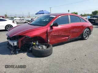2025 Hyundai Ioniq 6 SEL с VIN KMHM34AA7SA085760, выставлен на аукционе Copart как лот 68665165 с пробегом 9 367 миль миль и Списание • Salvage title. История ставок и продаж доступна на DreamBid. Изображение 1.