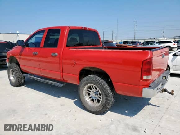 2004 Dodge 1500 SLT with VIN 1D7HA18D34S529505, listed as a Copart auction lot 69766535 with 184,362 mi miles and Salvage title. Bid and sale history available at DreamBid. Image 2.