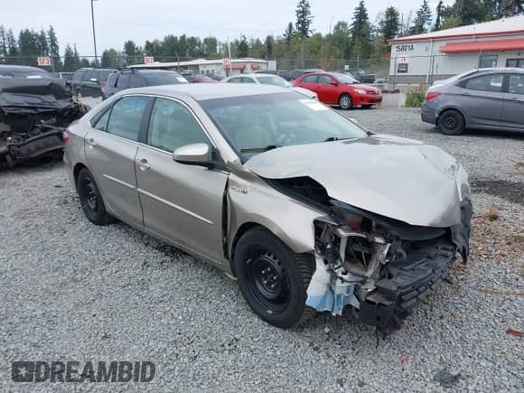 2016 Toyota Camry LE with VIN 4T1BD1FK5GU181073, listed as a IAAI auction lot 42910665 with 134,118 mi miles and . Bid and sale history available at DreamBid. Image 1.